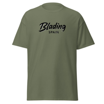 Blading Spain - Military Green/Black Unisex classic tee 画像