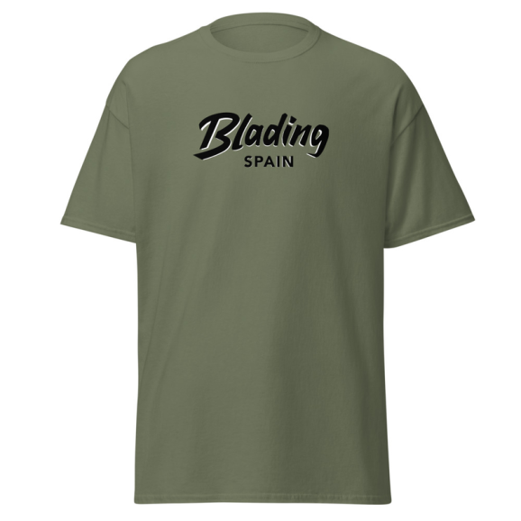 Blading Spain - Military Green/Black Unisex classic tee 画像