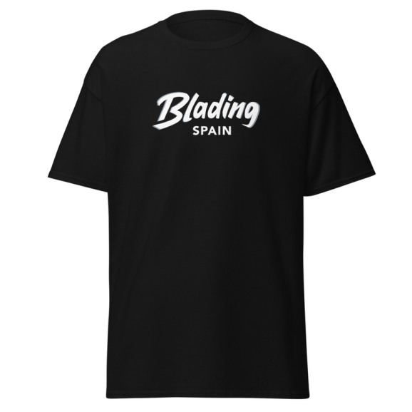 Blading Spain - Black Unisex classic tee 画像