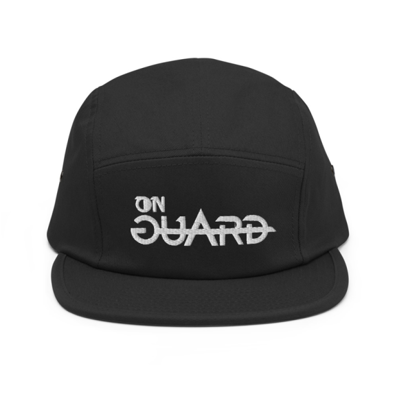 On Guard - Black Five Panel Cap 画像