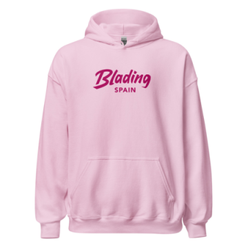 Blading Spain - Light Pink Unisex Hoodie 画像