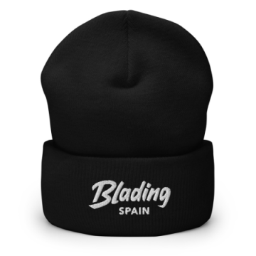 Blading Spain - Black Cuffed Beanie 画像