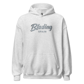Blading Spain - Ash Grey/Grey Unisex Hoodie 画像