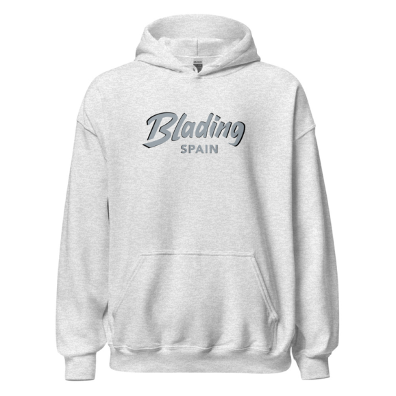 Blading Spain - Ash Grey/Grey Unisex Hoodie 画像