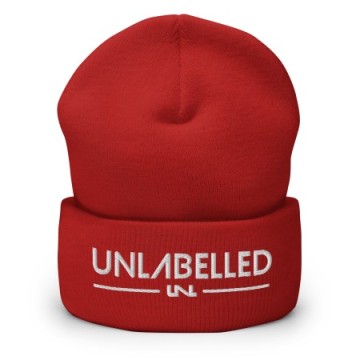 Unlabelled - Red Cuffed Beanie 画像