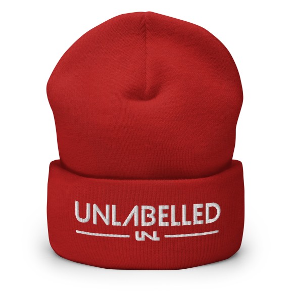 Unlabelled - Red Cuffed Beanie 画像