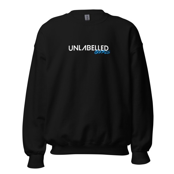 Unlabelled Girls - Black Unisex Sweatshirt 画像