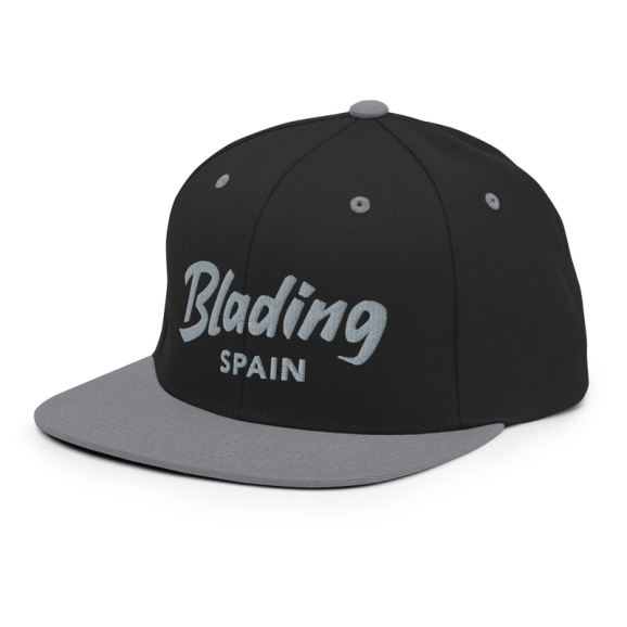 Blading Spain - Black/Grey Snapback Hat 画像