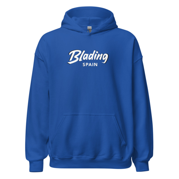 Blading Spain - Blue Unisex Hoodie 画像