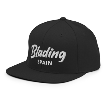 Blading Spain - Black/White Snapback Hat 画像