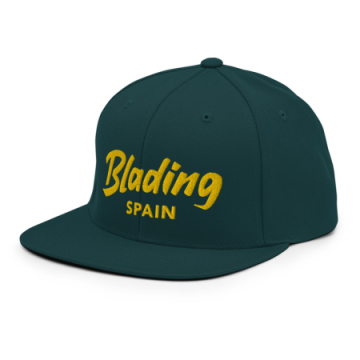 Blading Spain - Green/Yellow Snapback Hat 画像