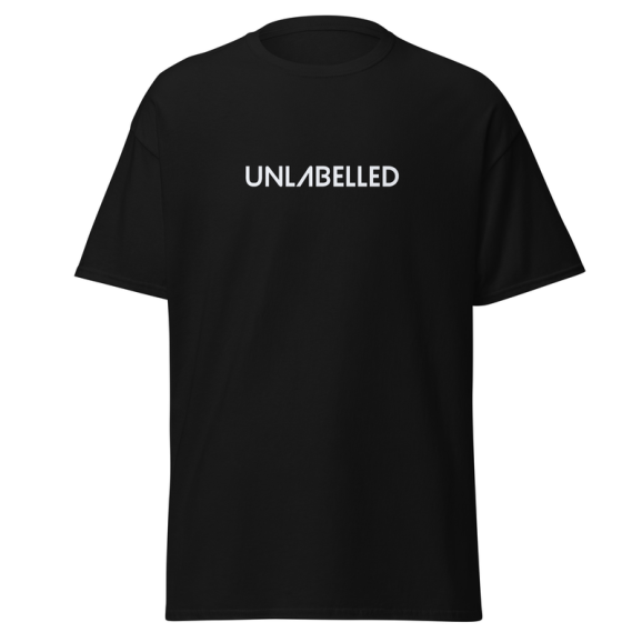 Unlabelled - Black Men's classic tee 画像